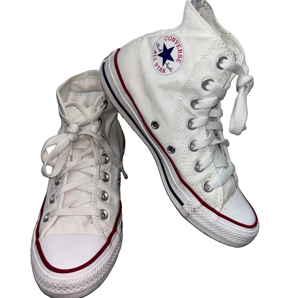Converse White Chuck Taylor All Star Hi Top Sneaker Size Men 4 Women 6